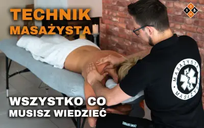 Technik masażysta wykonuje masaż. Dowiedz się, czy po kursie masażu można pracować jako masażysta i wszystko, co musisz wiedzieć.