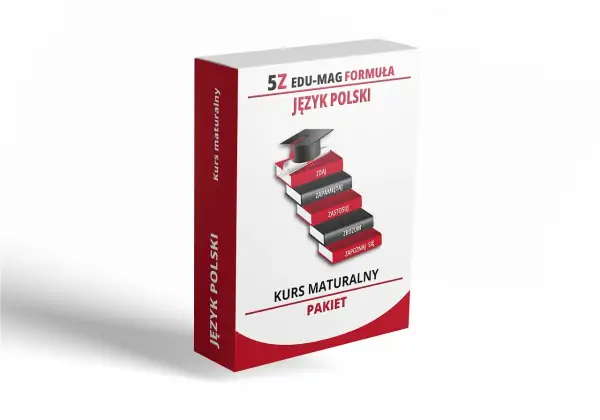 Pudełko z kursem "Język Polski" - jak przygotować się do matury z polskiego. Schody wiedzy: zapoznaj się, zrozum, zastosuj, zapamiętaj, zdaj.